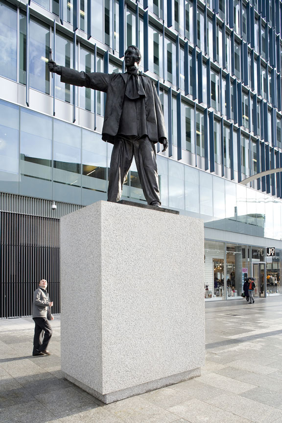The statue