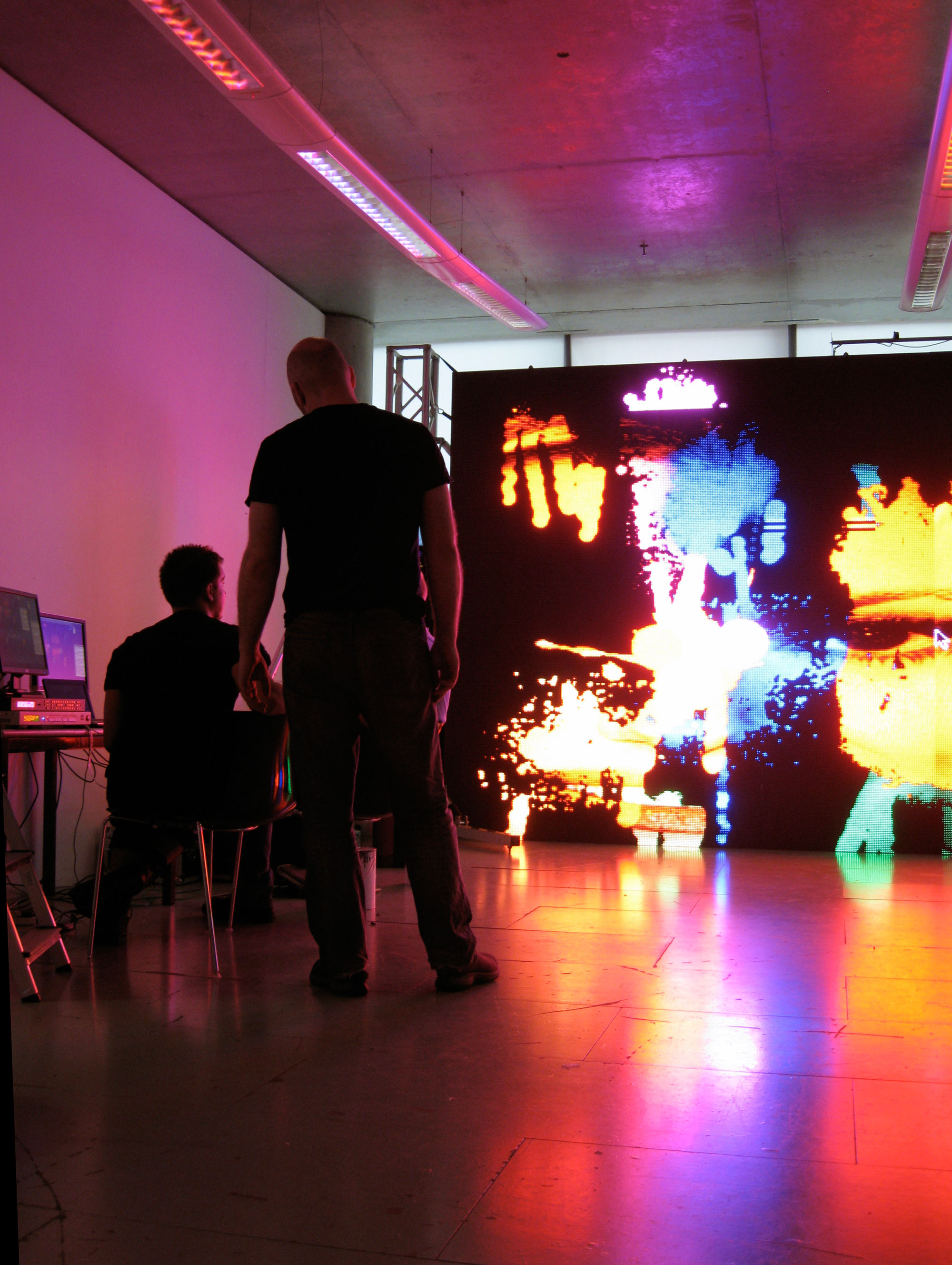 Setting up at Goldsmiths University